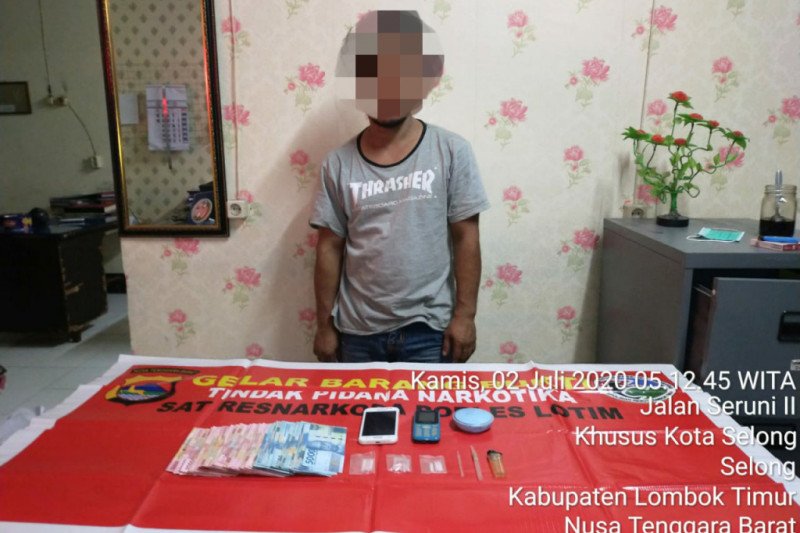 Berawal dari kasus pencurian di Lotim, akhirnya peredaran sabu bisa terungkap
