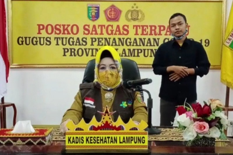 Dinkes mencatat hari ini Lampung nihil kasus positif COVID-19