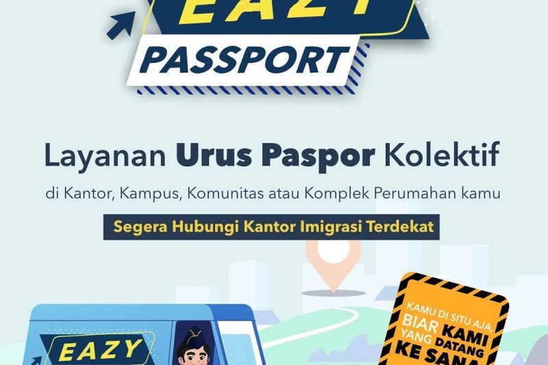 Urus paspor kolektif, petugas imigrasi akan layani 'jemput bola'