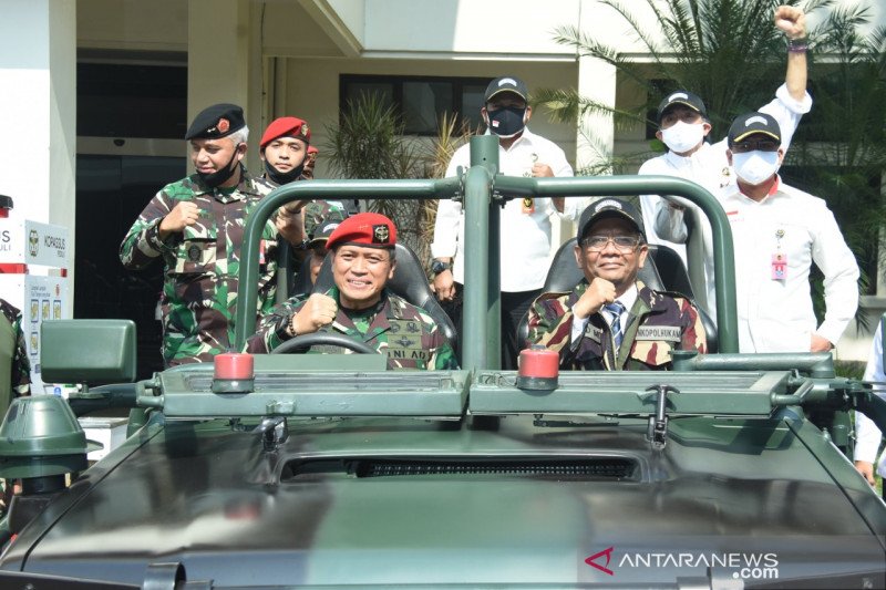 Menkopolhukam: Pemerintah bahas draf Perpres pelibatan TNI tangani terorisme