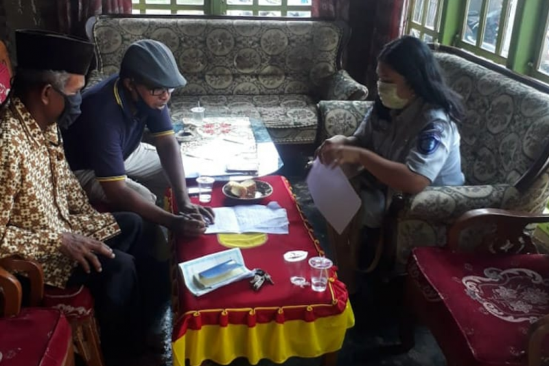 Jasa Raharja serahkan santunan korban kecelakaan di Pringsewu