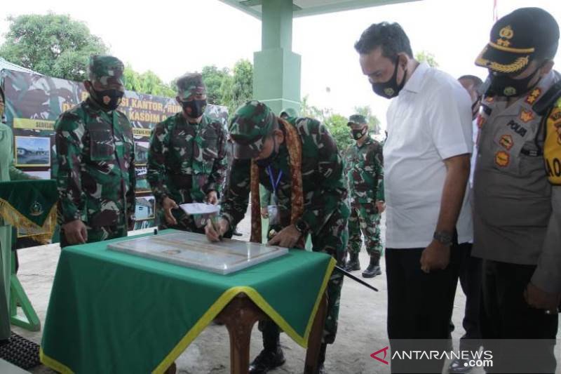 Pangdam II Sriwijaya Kunker ke Muba, dorong sinergitas cegah COVID-19 dan Karhutla