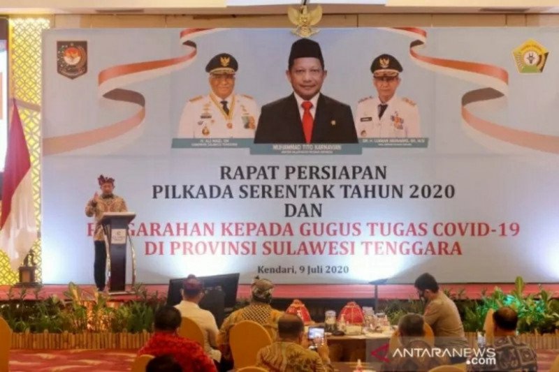 Mendagri sarankan redam konflik pilkada melalui isu penanganan COVID-19