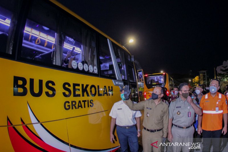 150 bus bantuan mampu angkut 4.500 calon penumpang KRL