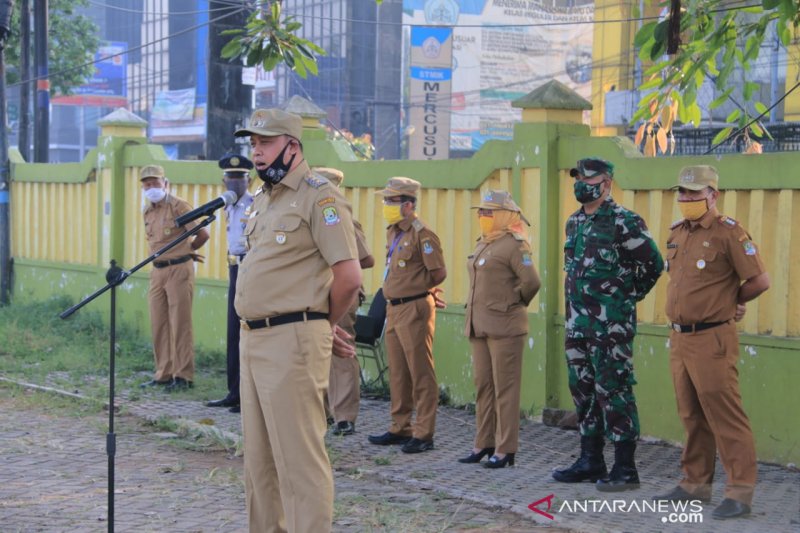 Pemkab Bekasi gelar apel perdana pegawai pada Senin