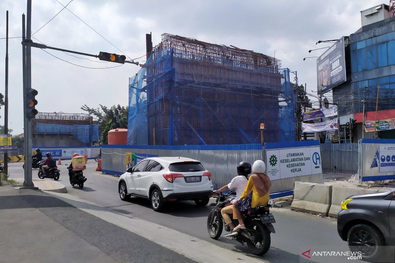 Rekayasa lalu lintas dipersiapkan di sekitar pembangunan jalan layang di Bandung