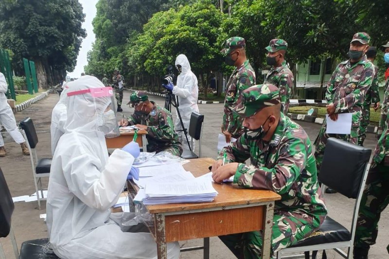 Siswa Secapa TNI-AD negatif COVID-19 bertambah 78 orang