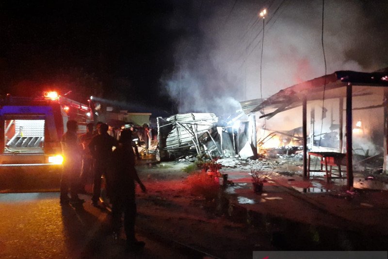 Sedang terjadi kebakaran di Ranai, Natuna