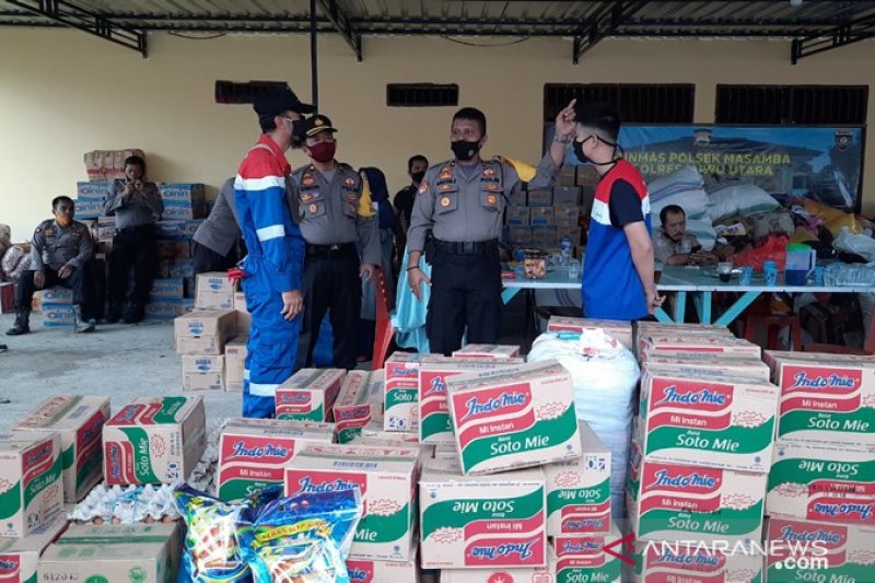 Bantuan Pertamina MOR VII untuk korban banjir bandang Masamba