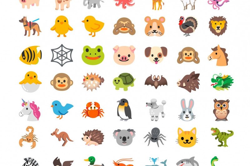 Gambar Emoji Hewan