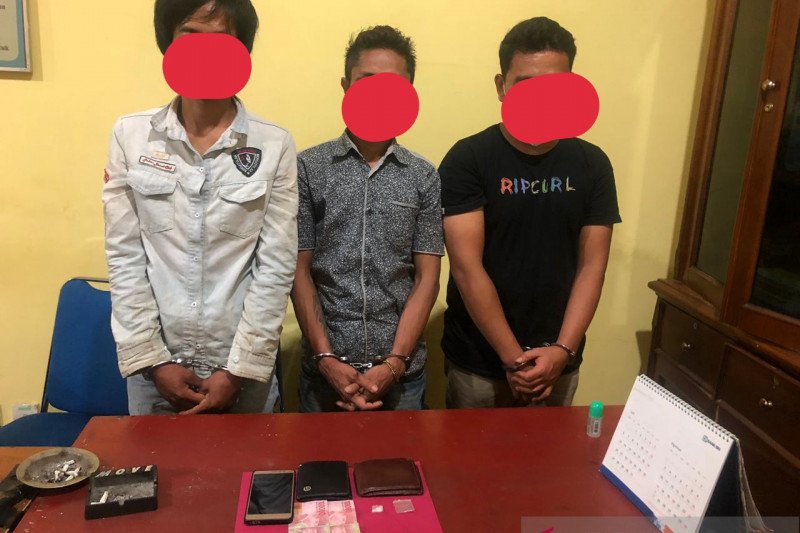 Polisi tangkap tiga pemuda tersangka penyalahgunaan narkoba