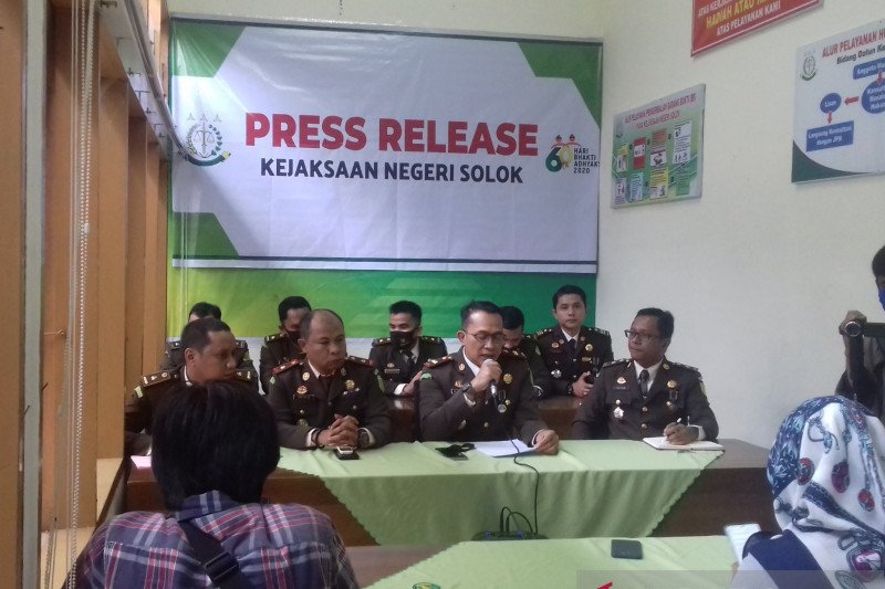 Kejari Solok nyatakan 50 perkara tindak pidana umum diungkap dari Januari hingga Juli 2020