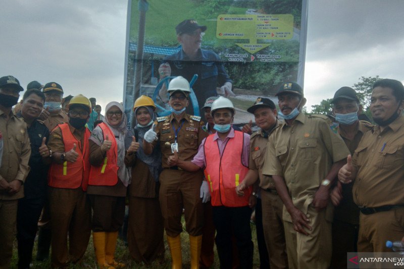 10 kilometer jaringan irigasi di Lunang Pessel direhabilitasi