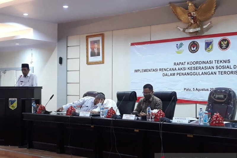 Kesbangpol Sulteng libatkan 38 lembaga cegah terorisme