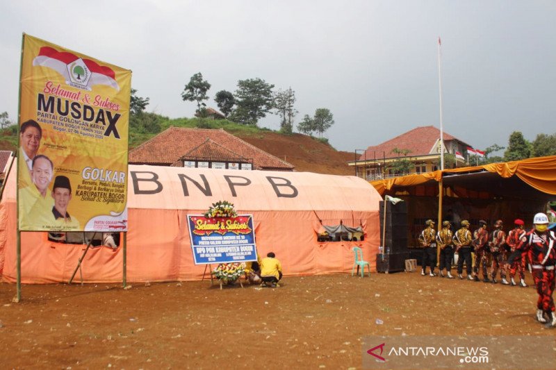 Partai Golkar Kabupaten Bogor gelar Musda di pengungsian korban bencana