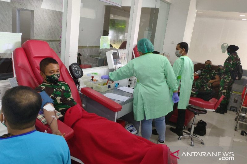 Kasad sebut sudah 113 Perwira Secapa AD donor plasma darah