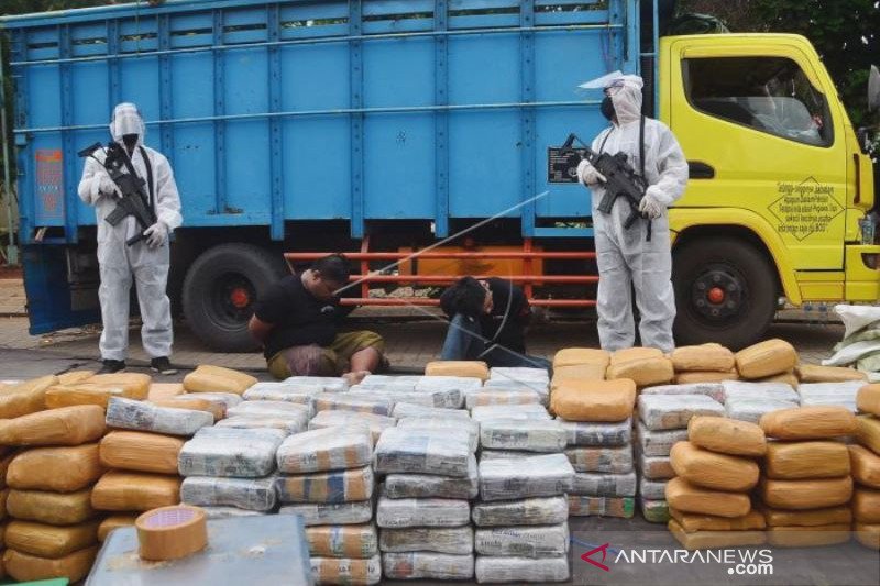 PENGGAGALAN PENYELUNDUPAN 500 KG GANJA