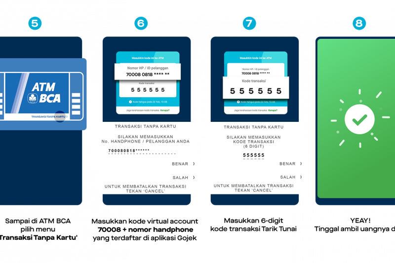GoPay hadirkan fitur tarik tunai untuk ATM BCA