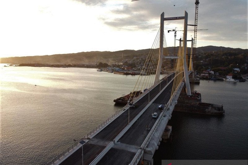 PROGRES JEMBATAN TELUK KENDARI