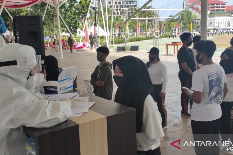 Paskibra jalani tes usap COVID-19