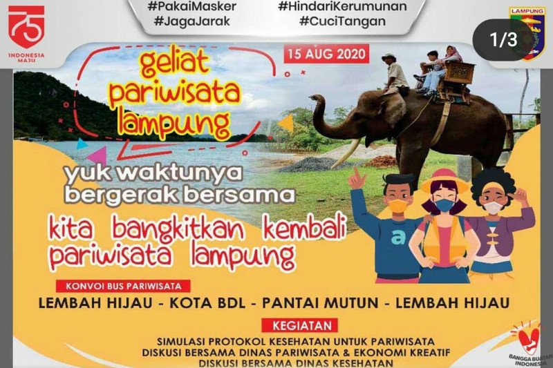 Pelaku wisata ajak bangkitkan industri pariwisata Lampung