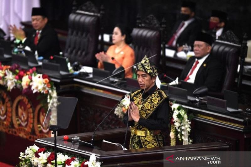 PIDATO PRESIDEN DALAM RANGKA LAPORAN KINERJA LEMBAGA NEGARA