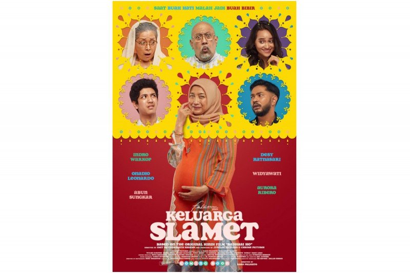 Desy Ratnasari dan Indro Warkop berpasangan di film 'Keluarga Slamet' adaptasi film India