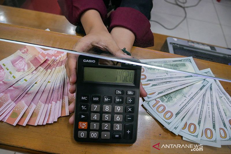 Kurs rupiah menguat setelah imbal hasil Treasury AS menurun