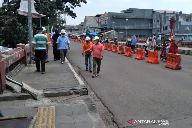 Pemda dan DPRD Kota Bogor bicarakan langkah perbaikan Jembatan MA Salmun