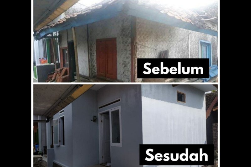 Rumah Ibu Komariah kini layak huni