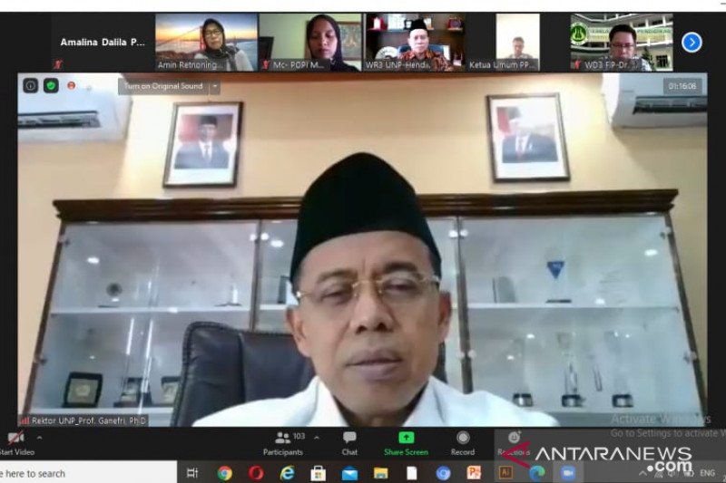 Rektor Unp Paparkan Strategi Dan Persiapan Perkuliahan Selama Pandemi 