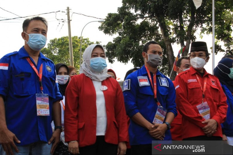 Tiga paslon bupati-wakil bupati daftar ke KPU Kabupaten Bandung