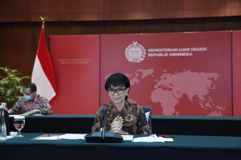 Menlu Retno bantah Pentagon yang sebut Indonesia salah satu lokasi logistik militer China