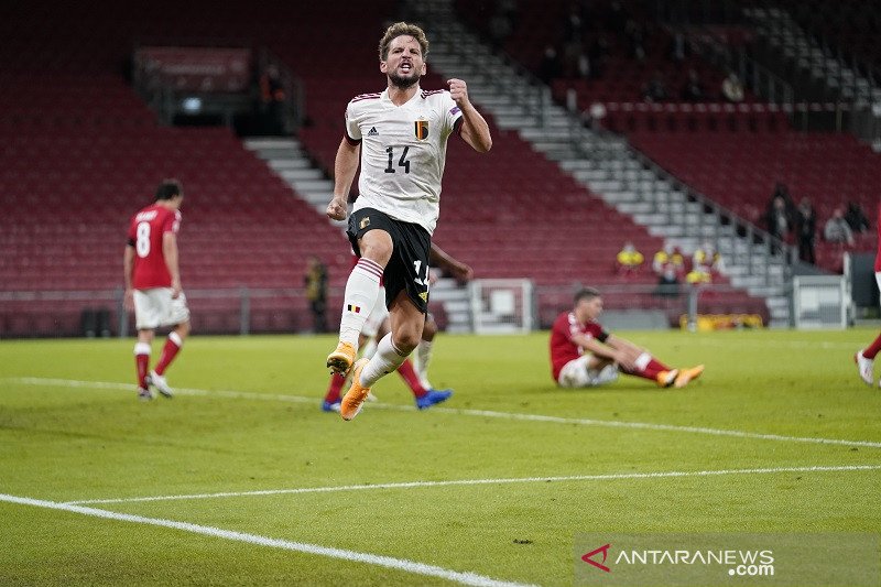 Belgia menang atas Denmark bawa ke puncak Grup A2