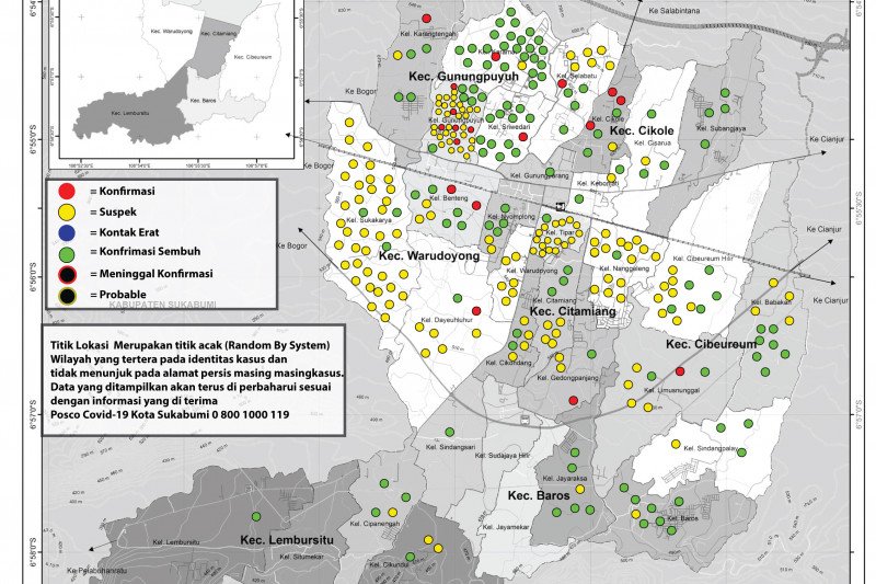 Kasus positif COVID-19 di Sukabumi bertambah 9 orang