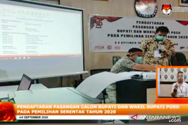 KPU Poso tayangkan live streaming via FB berbahasaisyarat