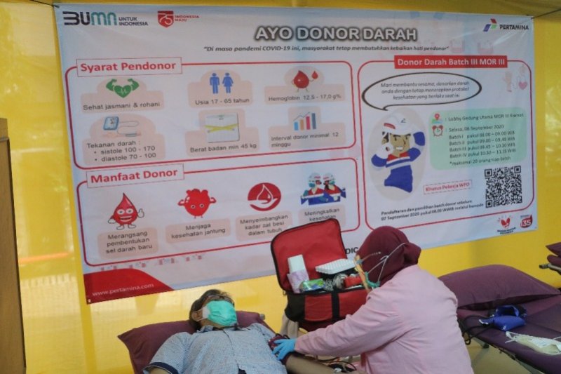 Donor darah di tengah pandemi Covid ala Pertamina