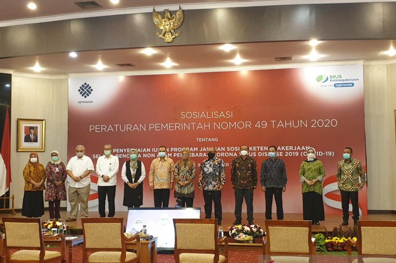 Pemerintah relaksasi iuran BPJAMSOSTEK terkait PP nomor 49 tahun 2020