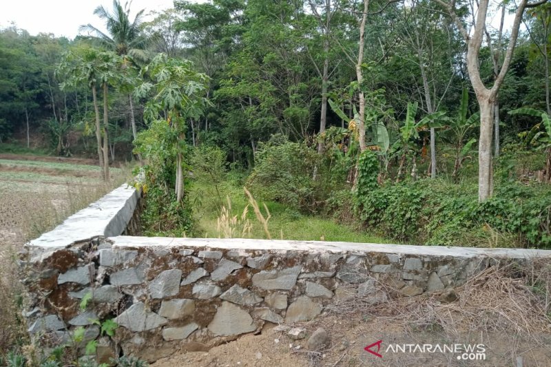 Sejumlah embung untuk pengairan sawah di Karawang mengering