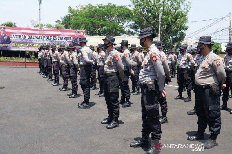 800 personel Polres siap amankan tahapan Pilkada Cianjur