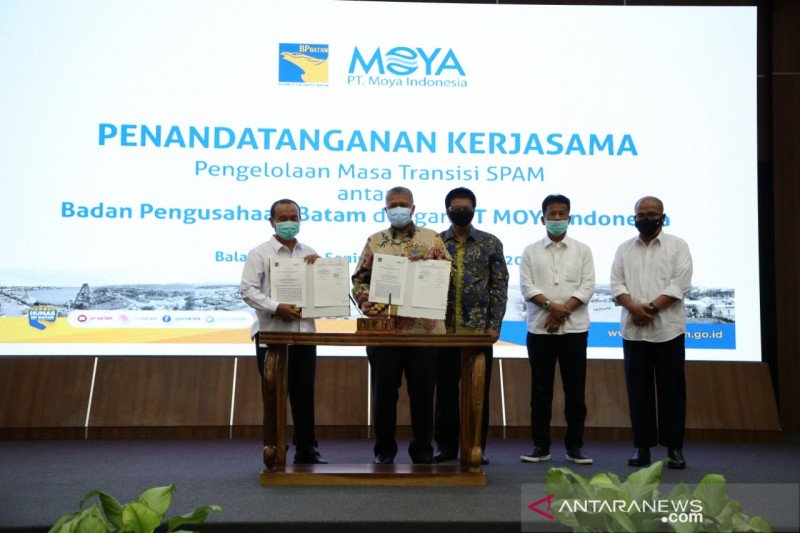 BP Batam-PT Moya kerja sama untuk pengelolaan air bersih Batam