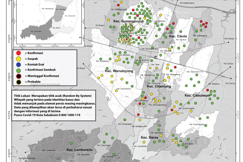 Kasus COVID-19 di Sukabumi tambah 13 orang