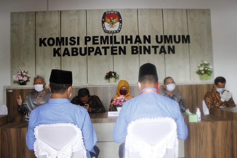 Dua bakal pasangan calon Pilkada Bintan sehat jasmani dan rohani