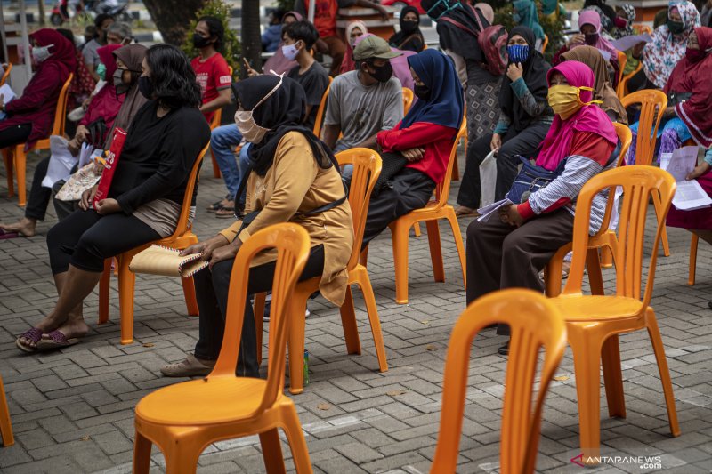 Pembagian BST Tahap Enam Dengan Protokol Kesehatan