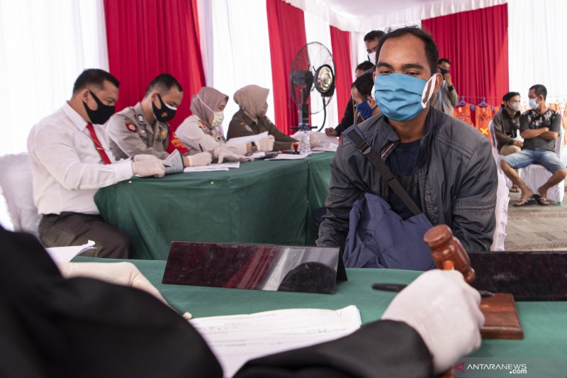 Puluhan Warga Terjaring Operasi Yustisi Protokol Kesehatan 