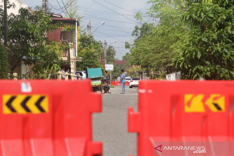 Penyekatan Pintu Masuk Klaster Ampera