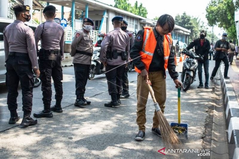 Jumlah pelanggar PSBB DKI Jakarta