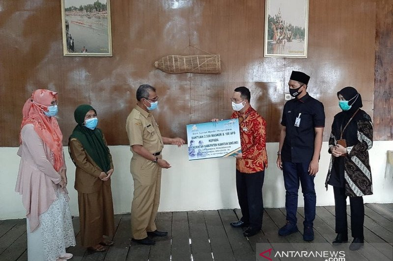 Mandiri Syariah bantu ratusan APD cegah COVID-19 di Kuansing, begini penjelasannya