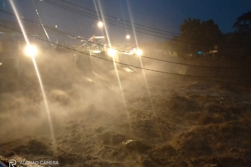 BPBD Kota Bogor laporkan kondisi Bendung Katulampa Siaga 1