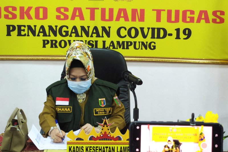 Kasus COVID-19 Lampung bertambah 10, totalnya jadi 738 kasus